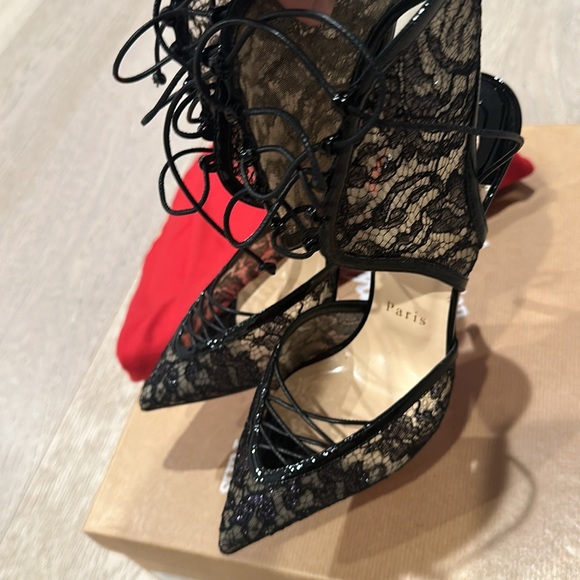 Christian Louboutin Josephine 1000 retedent Gloss/pat* CM47 *Rare** - Picture 2 of 8